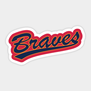 Braves Sticker